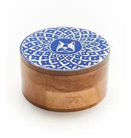 India Caru Dog Wooden Pivot Box