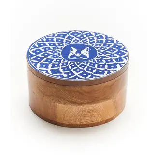 India Caru Dog Wooden Pivot Box