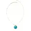 Chameli Teal Blossom Drop Necklace
