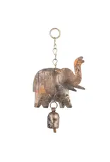 India Elephant Wind Chime w/ Bell