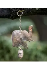 India Elephant Wind Chime w/ Bell