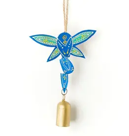 India Henna Treasure Dragonfly Bell Wind Chime