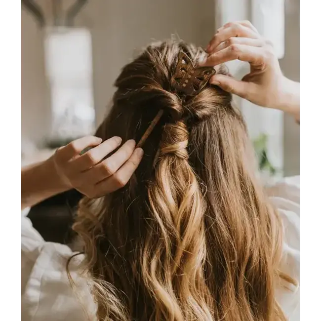 Hiranya Butterfly Wood Hair Pin