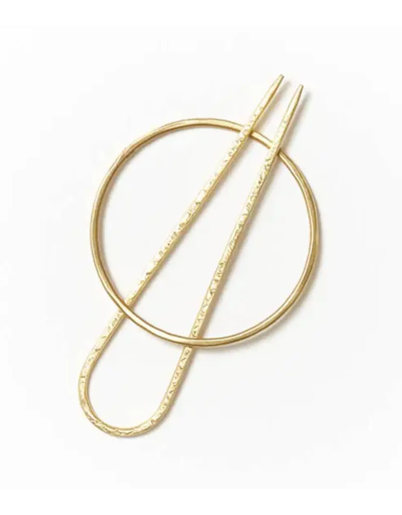 India Indukala Full Moon Hair Slide w/ Stick