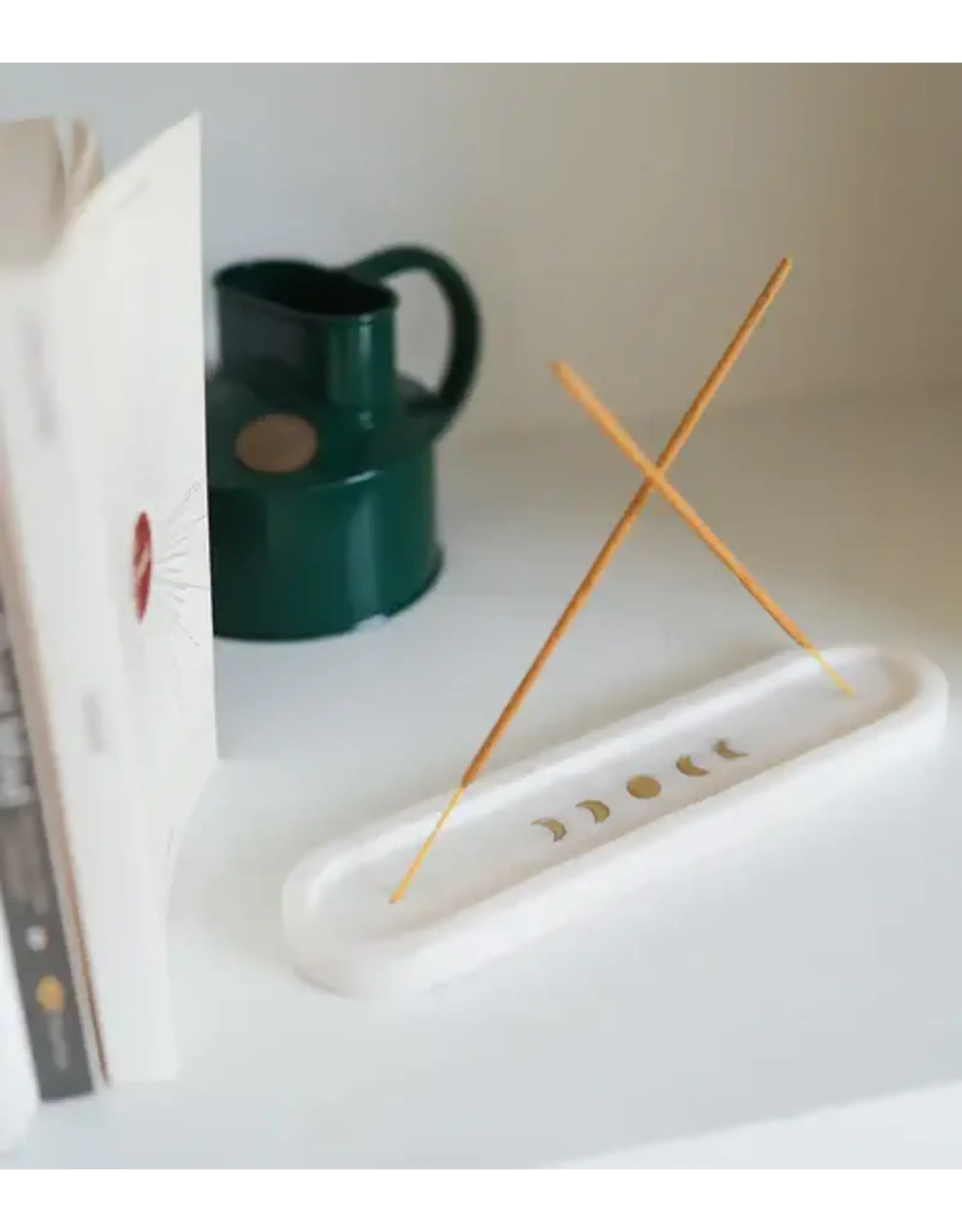 India Indukala Moon Phase Incense Holder