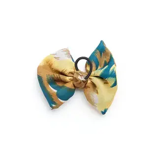 India Ishivatva Upcycled Sari Pet Collar Bow Tie