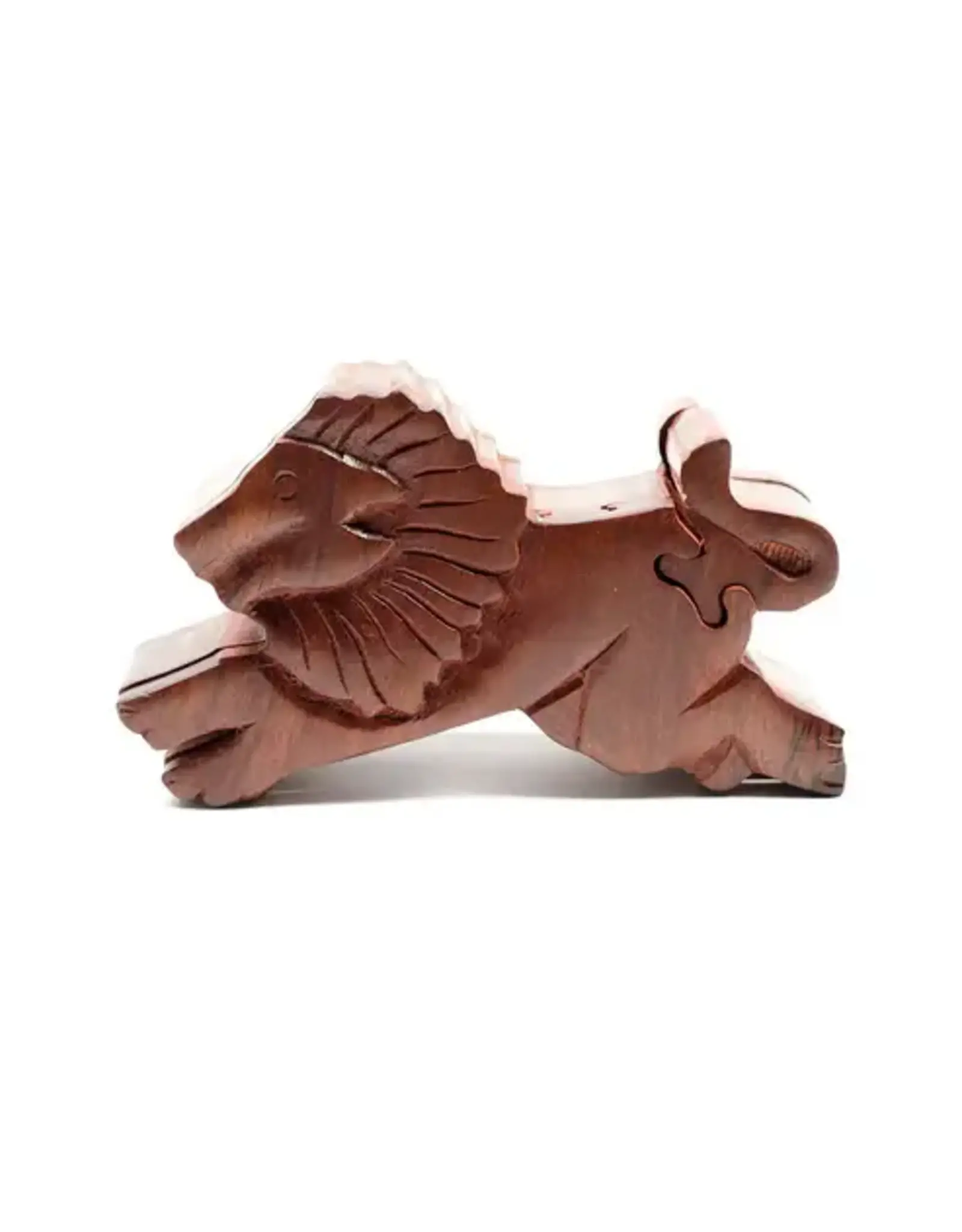 India Lion Puzzle Box