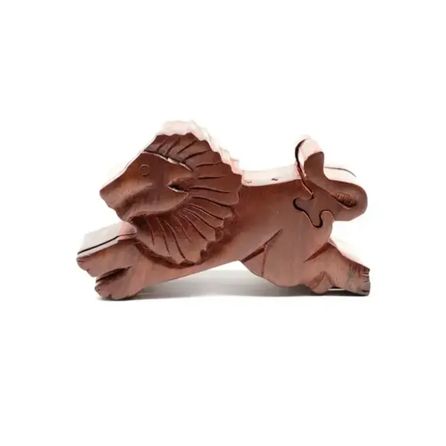 Lion Puzzle Box
