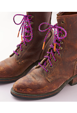 India Lokachari Twisted Shoelaces - Berry