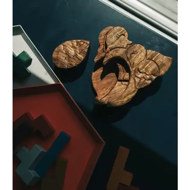 Mother & Baby Dove Puzzle Box