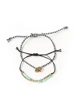 India Nitara Hamsa Beaded Friendship Bracelet Set