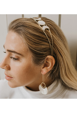 India Rajani Mother of Pearl Moon Phase Headband