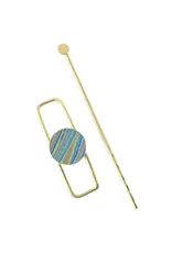 India Ria Reconstituted Stone Hair Slide w/ Stick