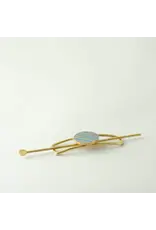 India Ria Reconstituted Stone Hair Slide w/ Stick