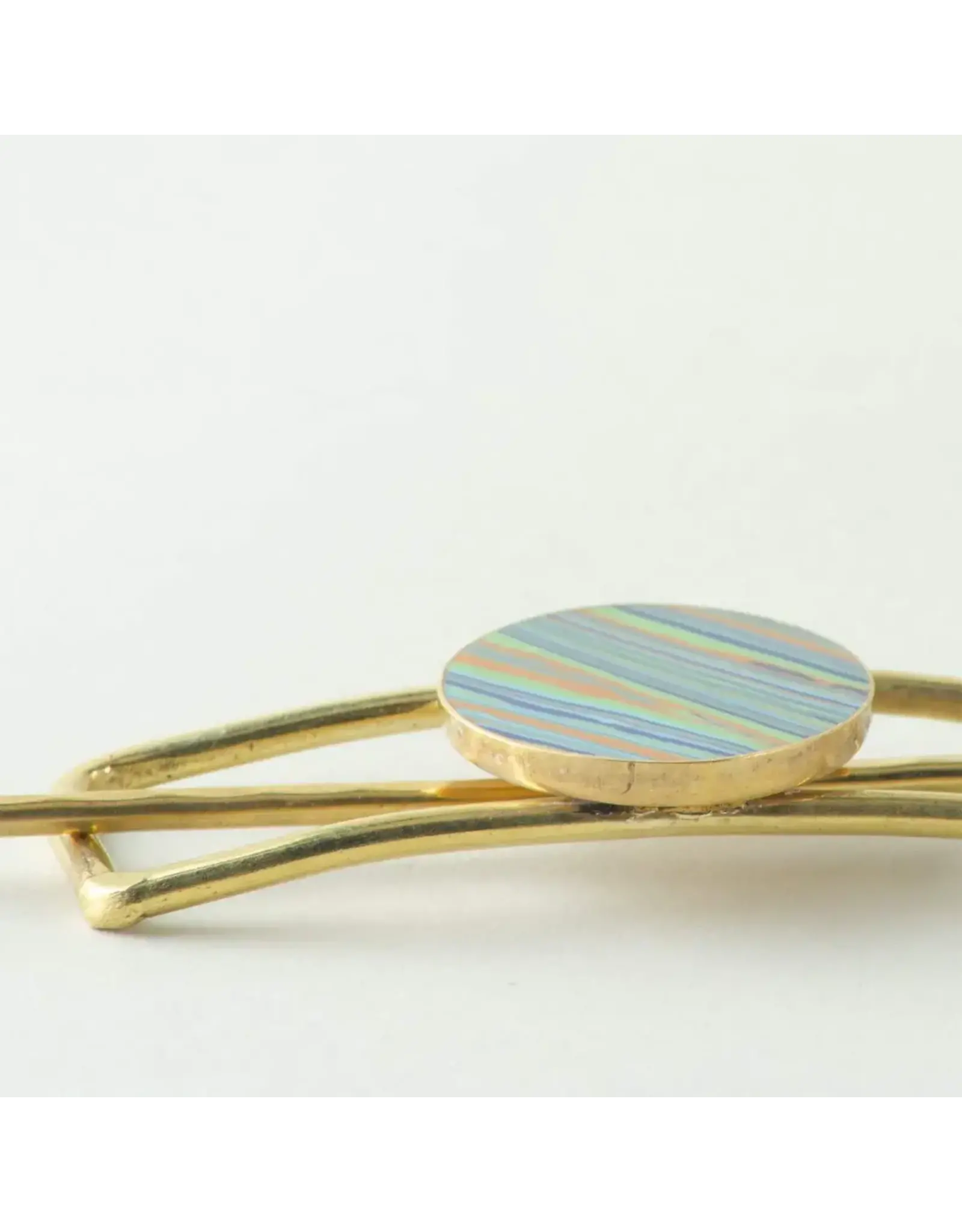 India Ria Reconstituted Stone Hair Slide w/ Stick