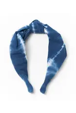 India Shibori Indigo Tie Dye Knotted Headband