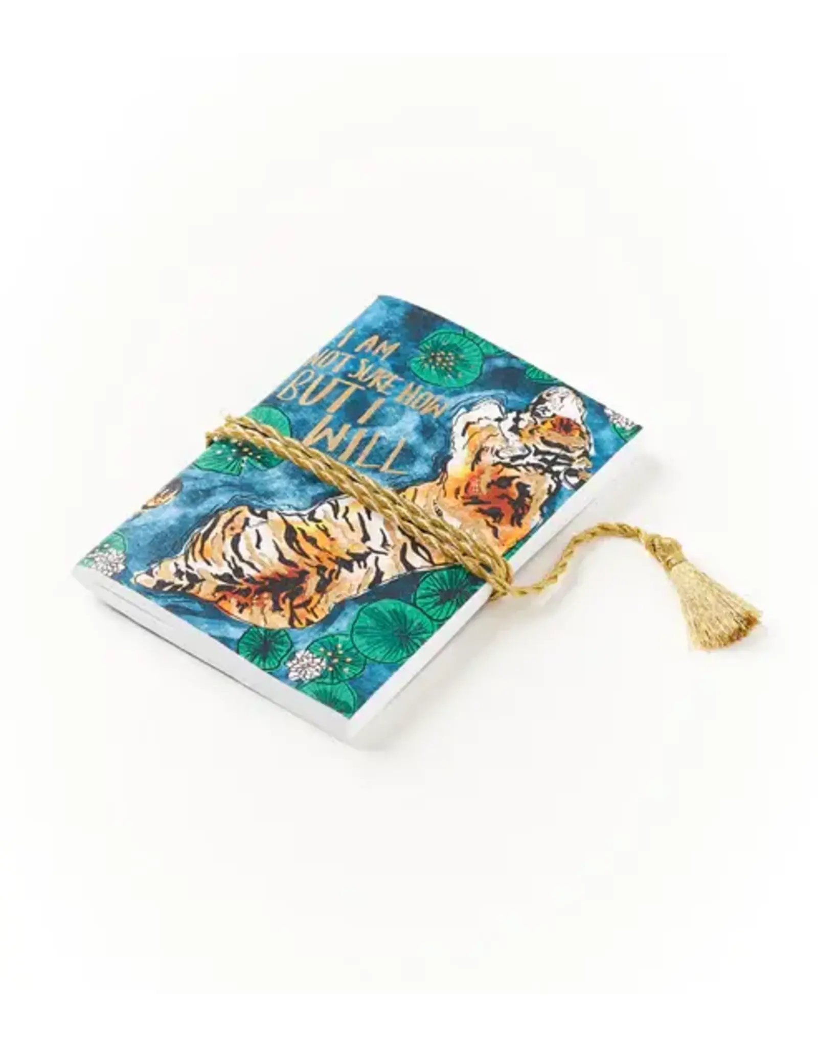 India Sundara Tiger Recycled Paper Journal