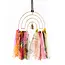 India Swapna Upcycled Sari Rainbow Bell Wind Chime