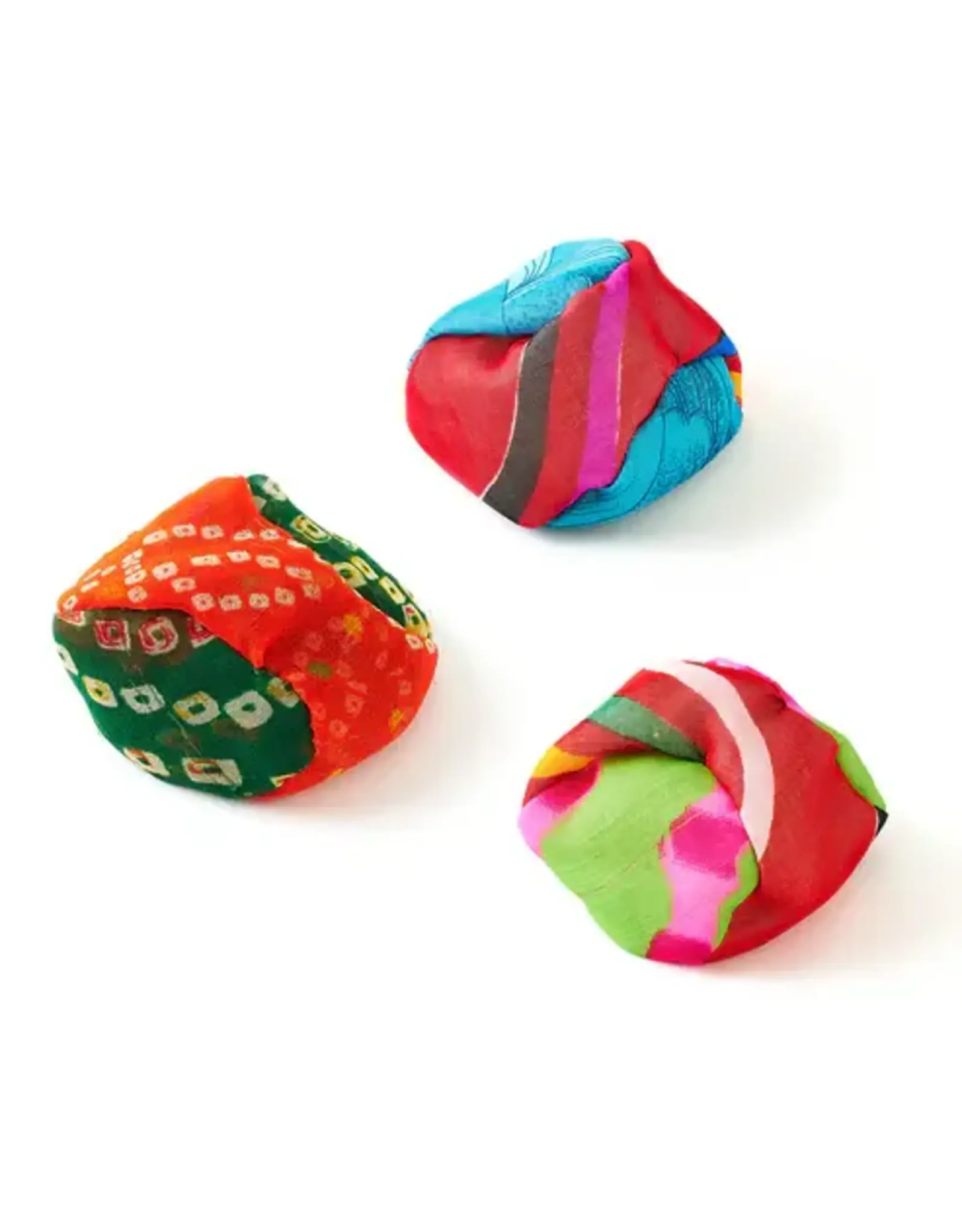 India Upcycled Sari Footbag