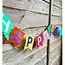 Nepal Lokta Paper Happy Birthday Pennant Banner