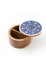 India Caru Cat Wooden Pivot Box