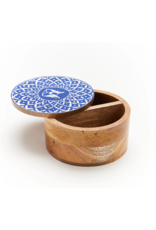 India Caru Dog Wooden Pivot Box