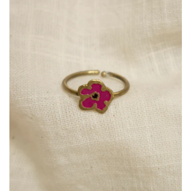 Magenta Blossom Ring