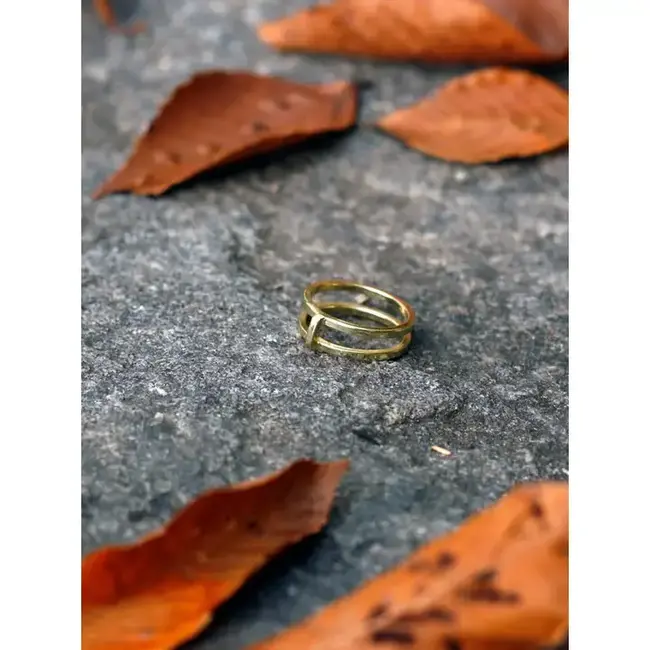 CLEARANCE Pallavi Brass Ring