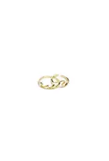 India Swell Brass Rings - Set of 2