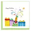 Vietnam Quilled Card - Happy Birthday Champagne