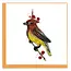 Vietnam Quilling Card - Cedar Waxwing