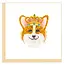 Vietnam Quilled Card - Royal Corgi