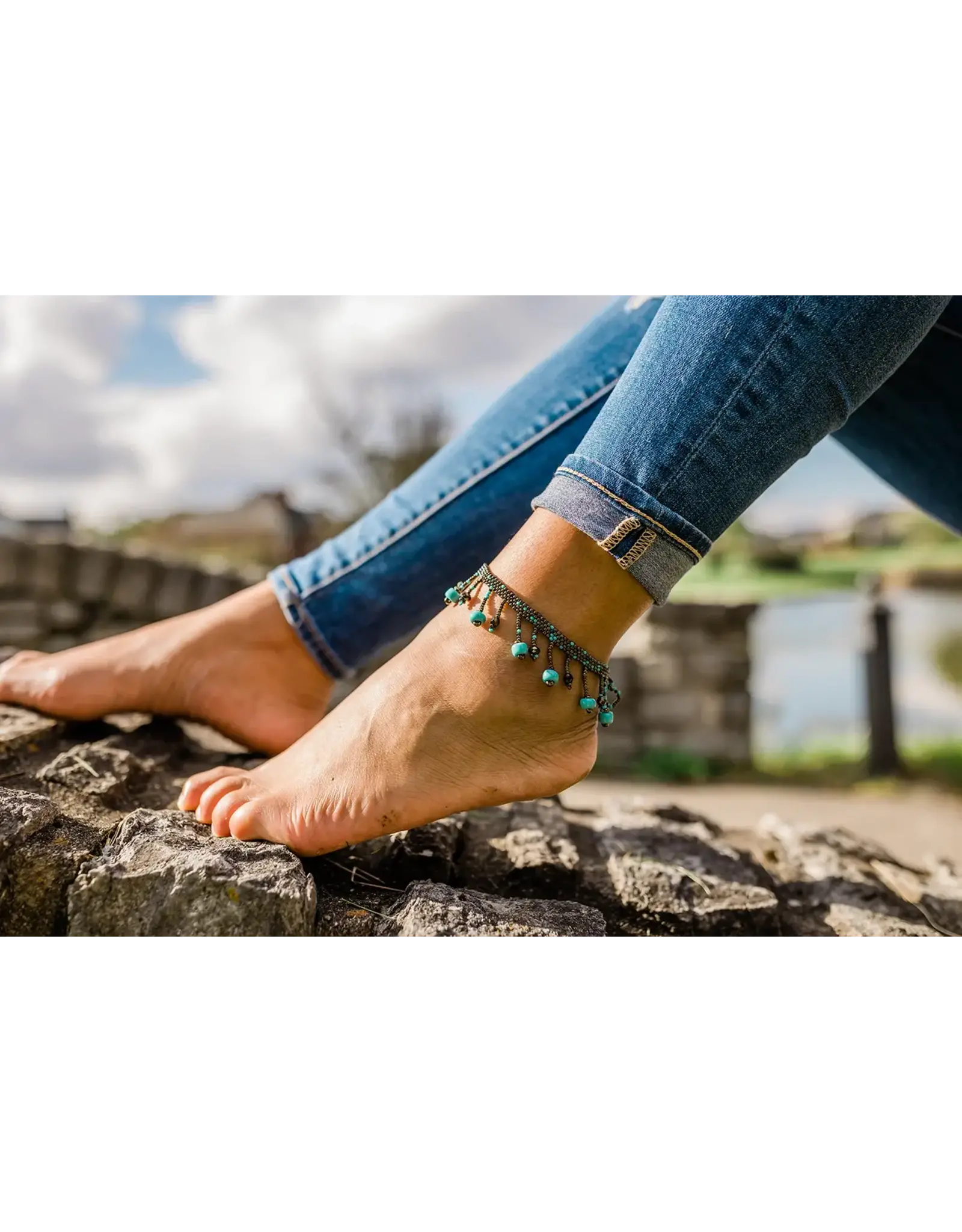 Guatemala Beach Ball Anklet
