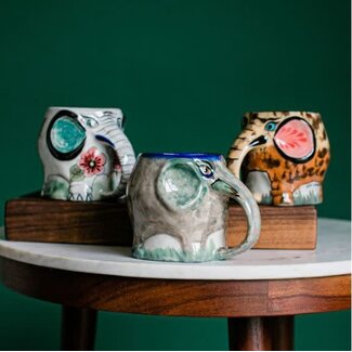 Guatemala Coffee Mug - Elephant Shape