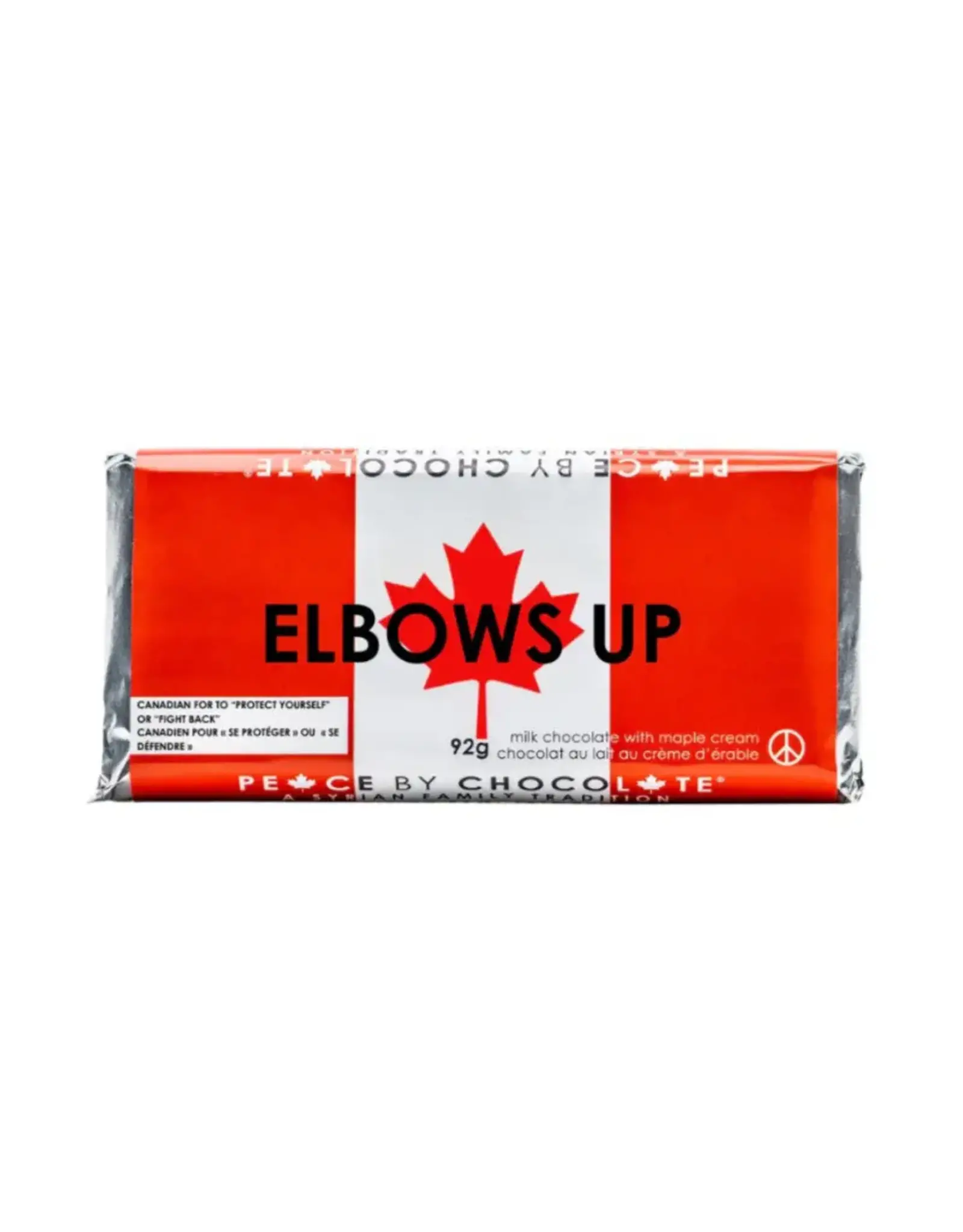 Canada Peace By Chocolate - Canada Bar - Elbows Up 85g