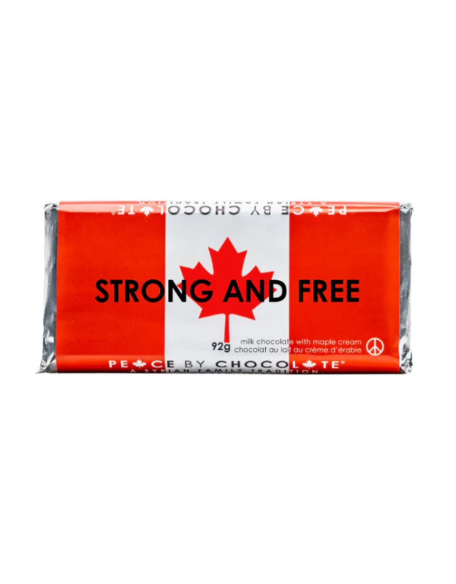 Canada Peace By Chocolate - Canada Bar 92g
