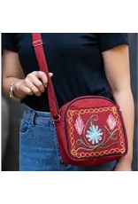 Nepal Embroidered Heavy Cotton Purse