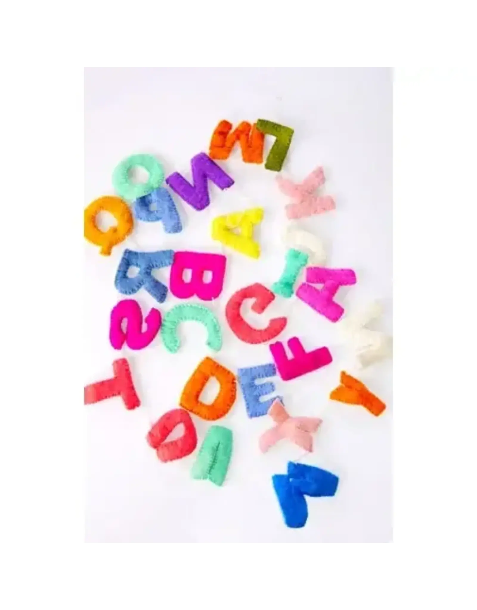 Nepal Felted Alphabet Garland