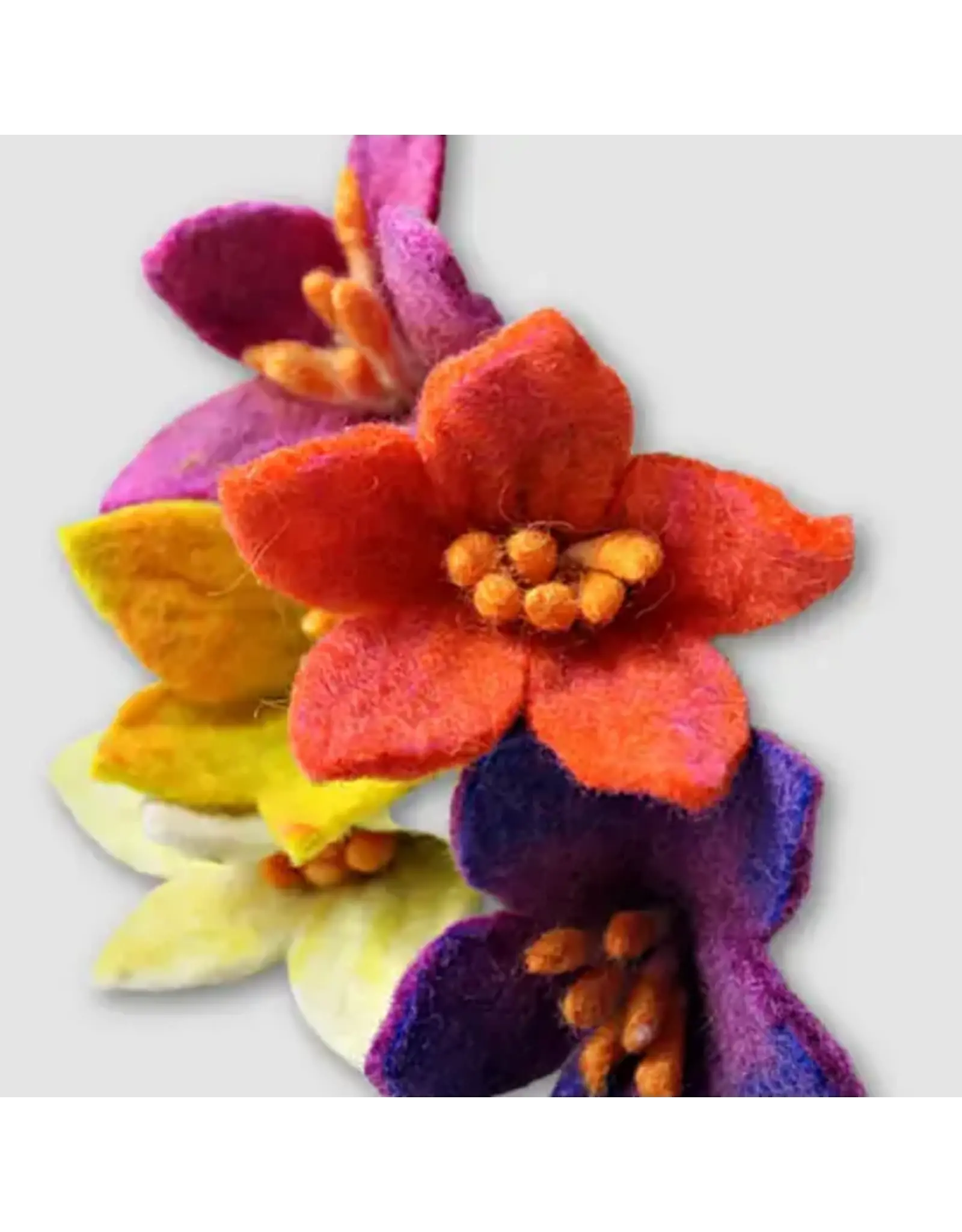 Nepal Felted Crocus Flower