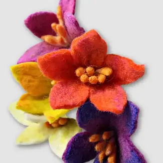 Nepal Felted Crocus Flower