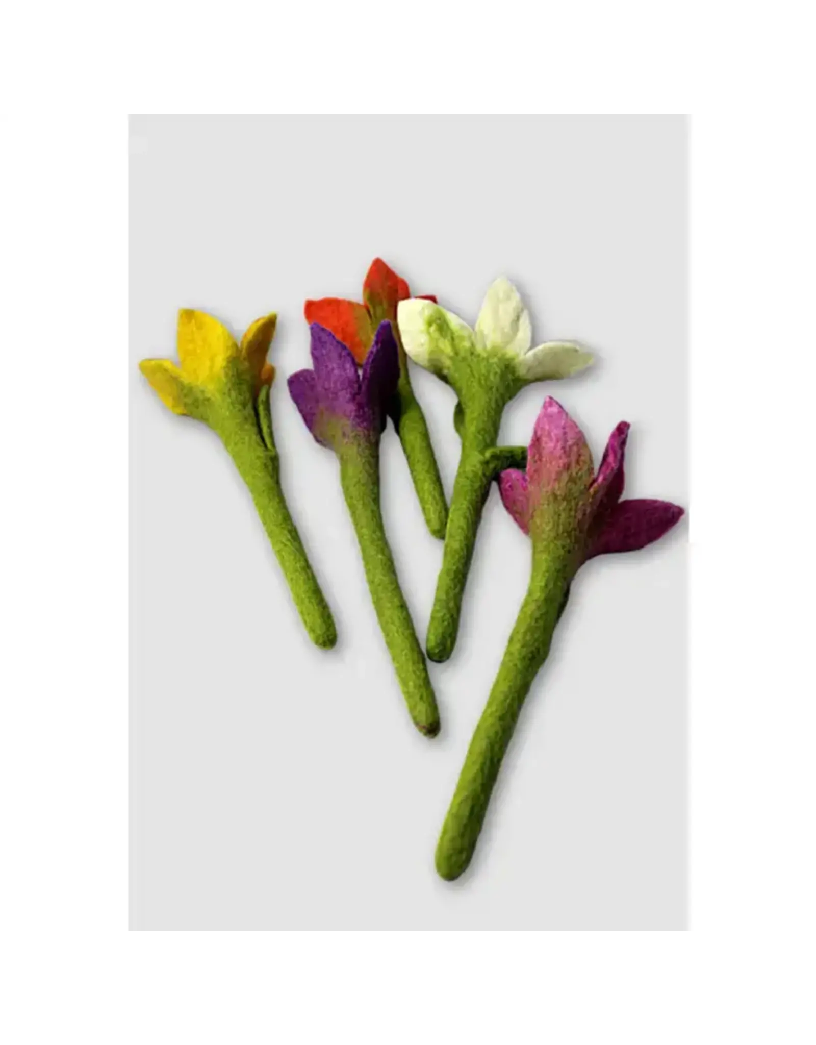 Nepal Felted Crocus Flower