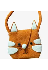 Nepal Felted Wool Cat Purse