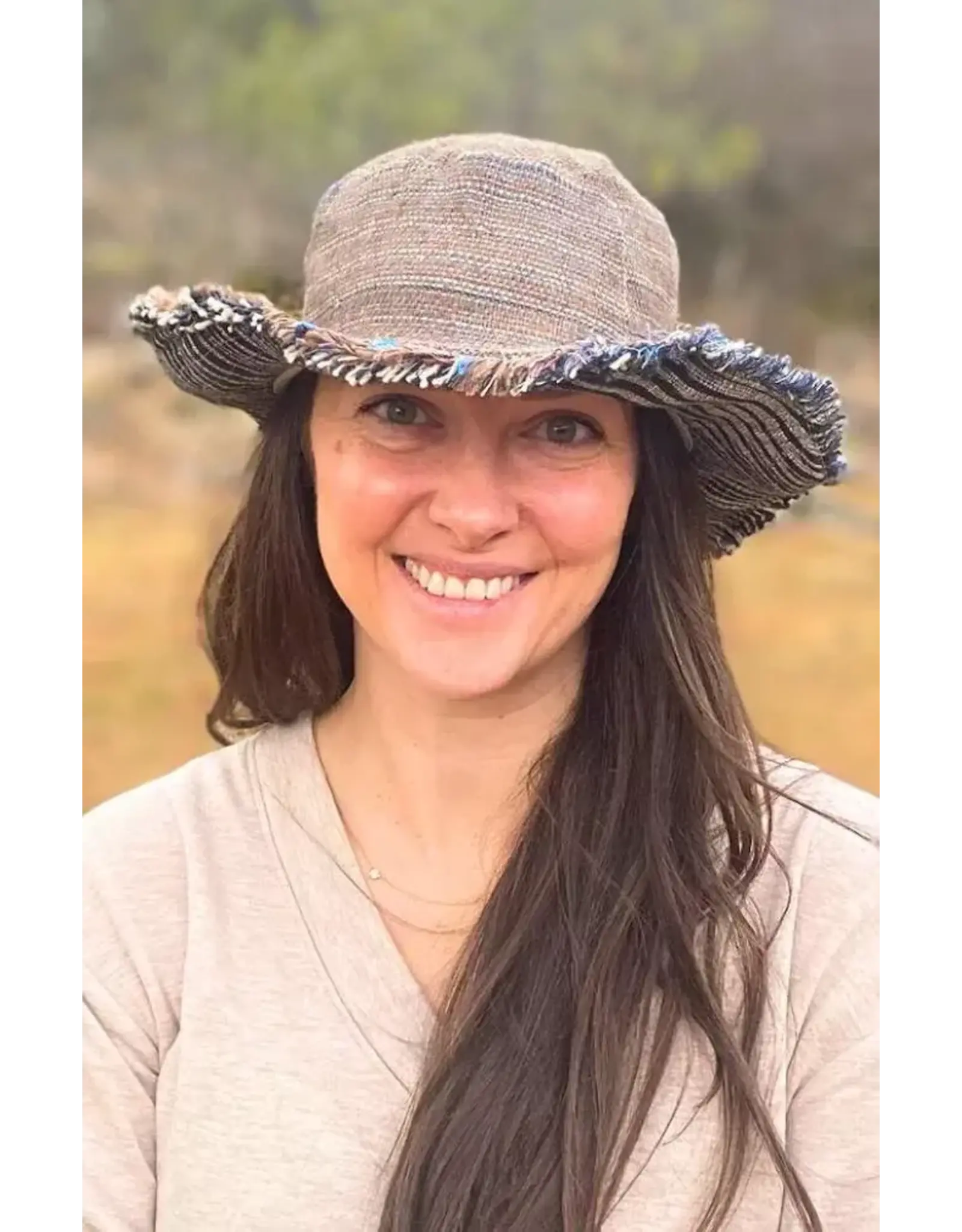 Nepal Fringed Hemp Hat