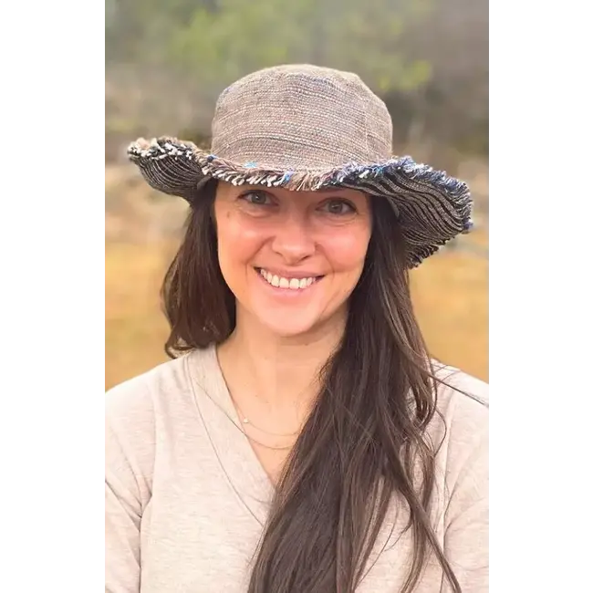 Fringed Hemp Hat