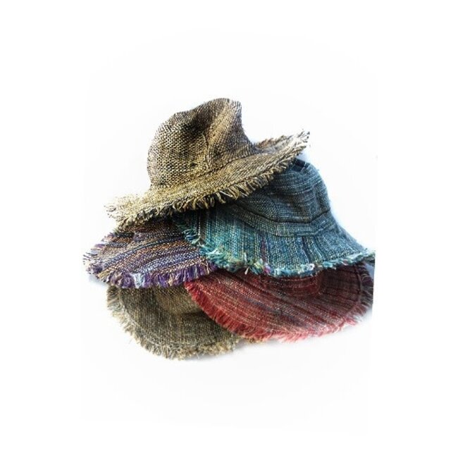 Fringed Hemp Hat