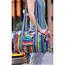 CLEARANCE Rainbow Stripe Heavy Cotton Duffel Bag