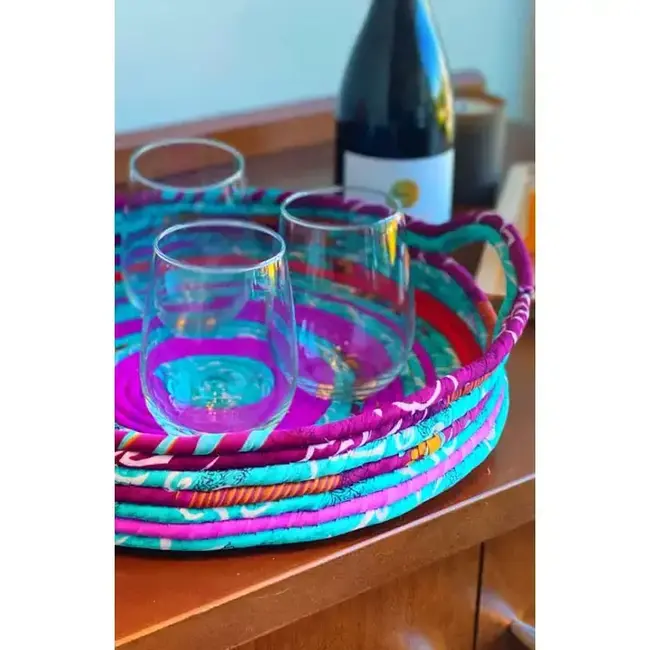 Silk Coil Tray w/ Handles