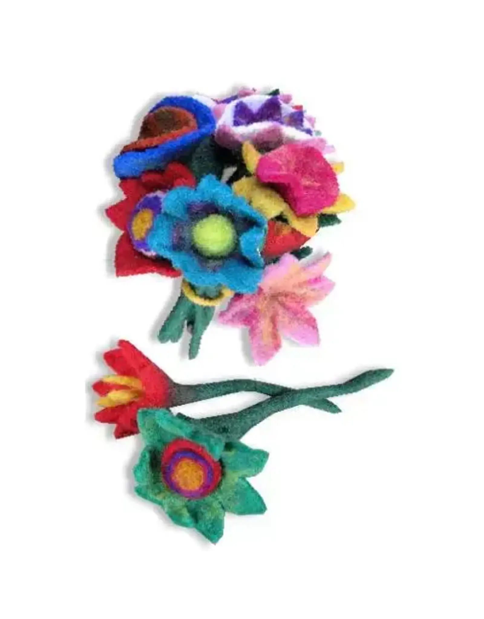 Nepal Small Felted Flower