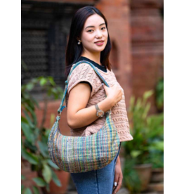 Nepal Multicolour Hemp Shoulder Bag