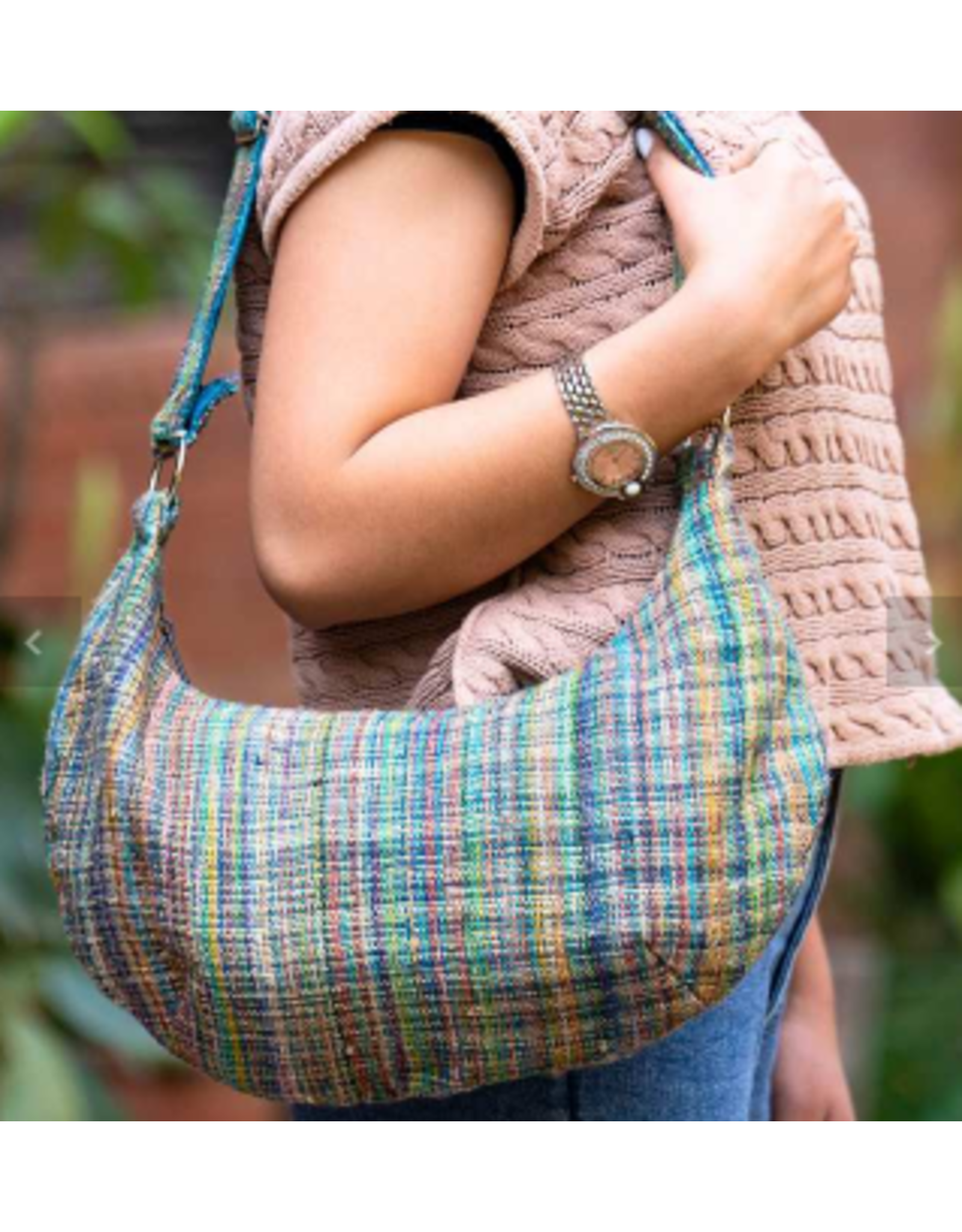 Nepal Multicolour Hemp Shoulder Bag